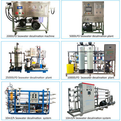 Agua de повреждает RO Planta desaladora de agua de повреждает barco para