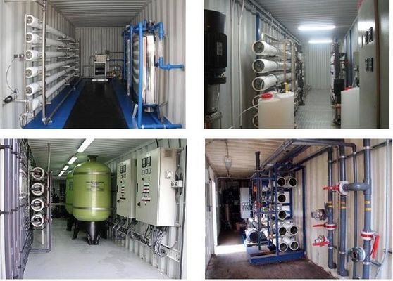 55KW Containerized солнечная приведенная в действие мембрана DOW опреснительной установки
