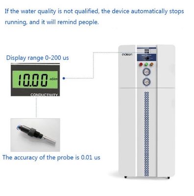 1.5kw деионизировало систему водообеспечения для лаборатории 50LPH с PLC Contraol