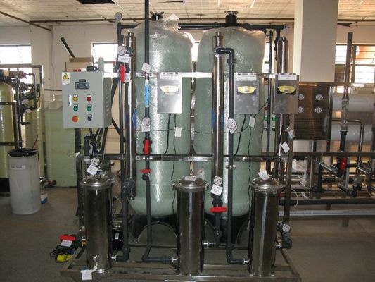 600KG система водообеспечения деионизированная лабораторией, завод водоочистки обессоливания FRP