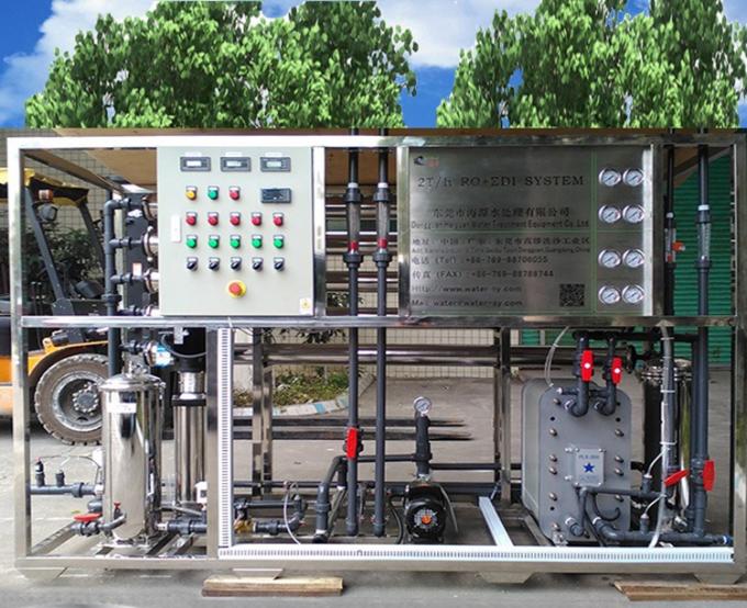 EDI деионизировал завод водоочистки, водяной фильтр deionizer, систему водообеспечения DI